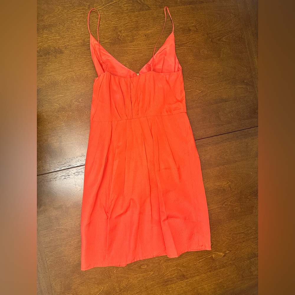 Ali Ro Vibrant Coral Backless Dress - Picture 4 of 4